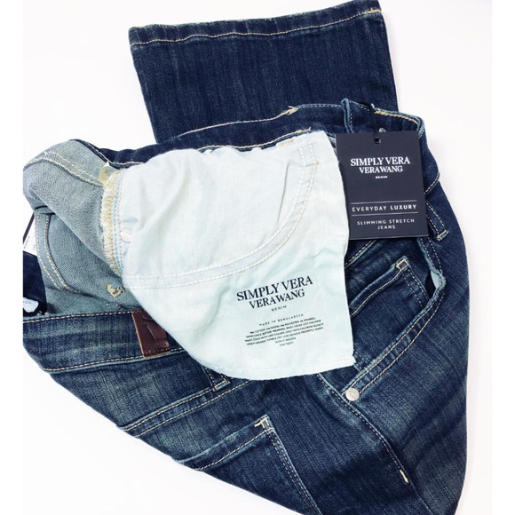 SOLD Simply Vera Wang Blue Midrise Bootcut Jeans - Picture 5 of 6